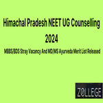 Himachal Pradesh NEET Counselling 2024 MBBS and BDS Stray Vacancy And MD and MS Ayurveda Merit List out
